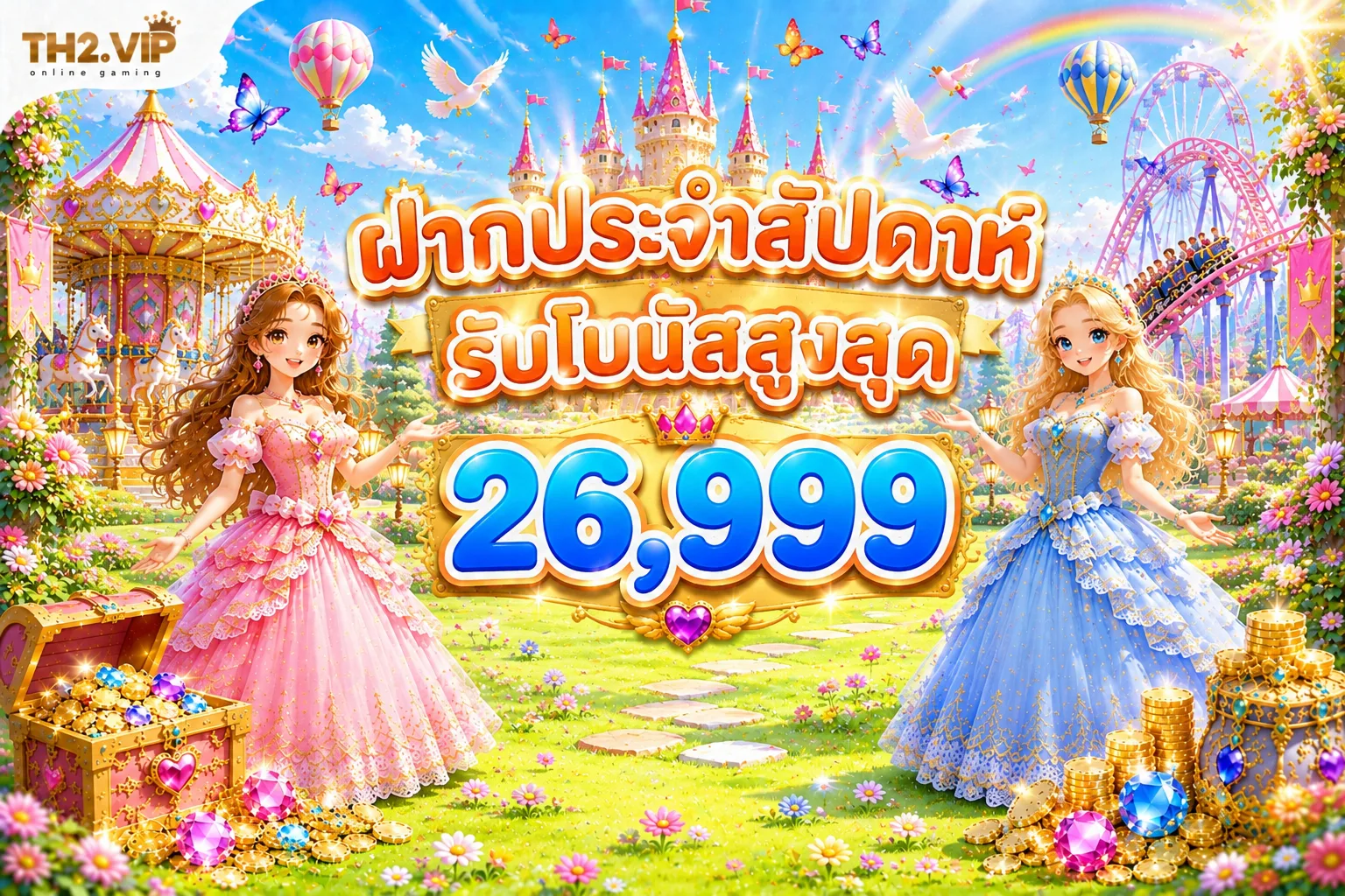 ฝากประจำสัปดาห์ รับโบนัสสูงสุด 26,999