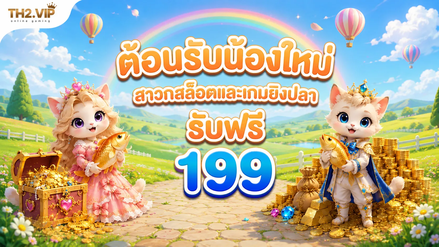 ต้อนรับน้องใหม่ รับฟรี 199